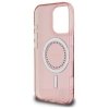 Guess GUHMP16LPFTDTEP iPhone 16 Pro 6.3 różowy/pink hardcase IML Rhinestones MagSafe